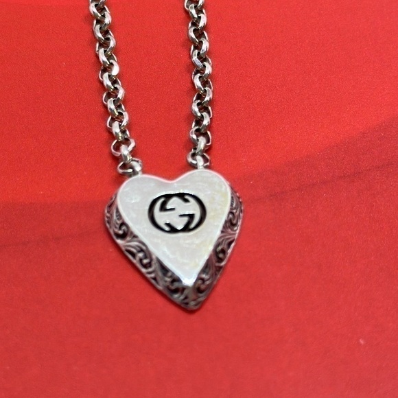 Gucci 925 silver necklace authentic 100% - Picture 14 of 16